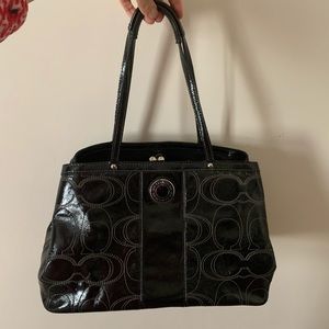 Coach leather bag